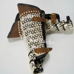Protectores de brazos para armadura ligera, paredes finas