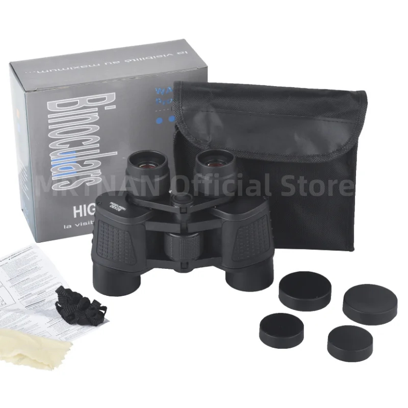 Binoculares 80X80 de largo alcance 15000m HD telescopio de alta potencia lente de vidrio óptico poca luz impermeable para deportes de caza alcance - imagen 2