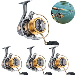 Carrete baitcasting 5,5:1 para pesca en agua dulce y salada