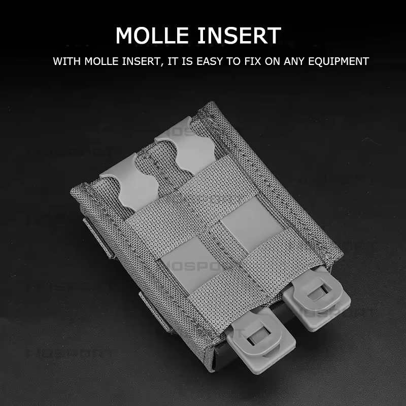 Bolsa táctica FAST MOLLE 7.62 para cargador con inserción Kydex - imagen 5