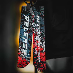 Catharsis Squad Streamer llavero de PVC impresión Digital UV adorno colgante mochila decoración tira de identificación correas