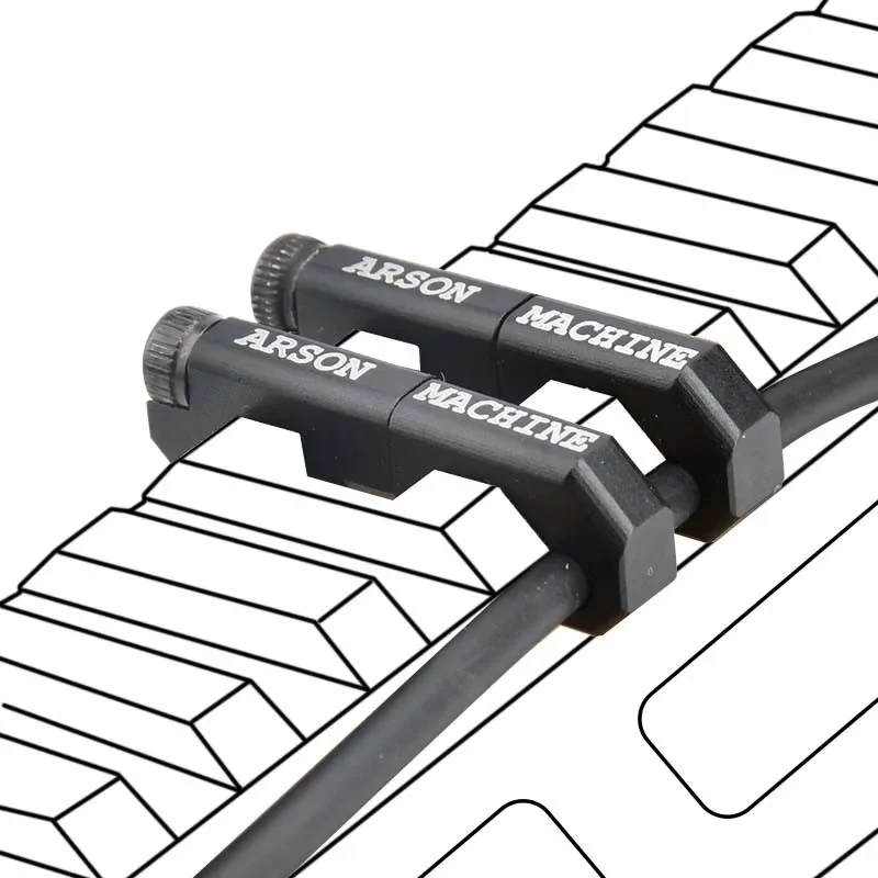 Sistema táctico de guía de alambre CNC, máquina de control de cables, máquina de incendio provocado para 20mm Rail MLOK KEYMOD SF M600 M300, interruptor de linterna para caza - imagen 3