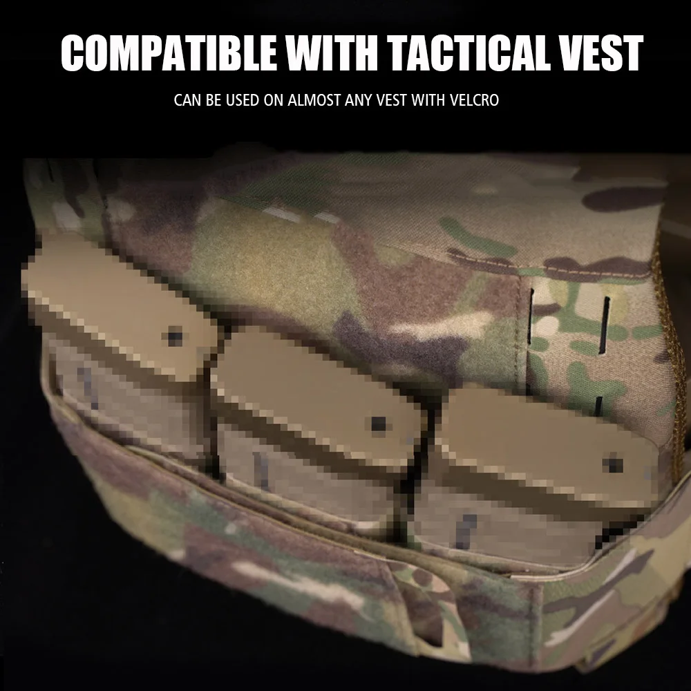Tactical 5.56 Magazine Pouch Built-in Type MOLLE Hunting Vest Ammo Bag M4 M16 Rifle Airsoft Holster Mag Pouches - imagen 4
