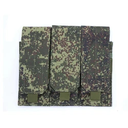 Bolsa MOLLE triple para revistas M4, AR-15 y 7,62