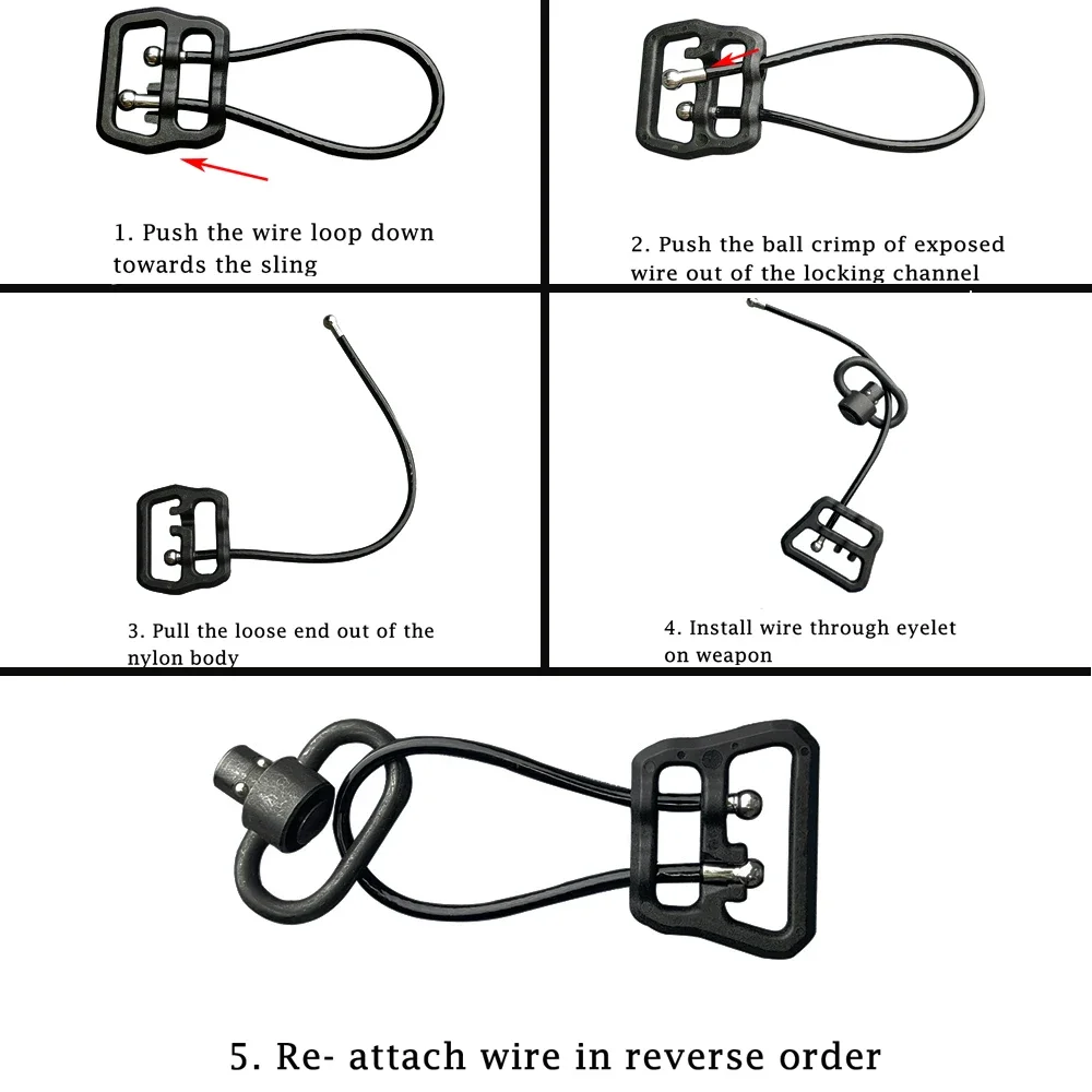 Gancho U portacorreas táctico metálico – Adaptador universal - imagen 5