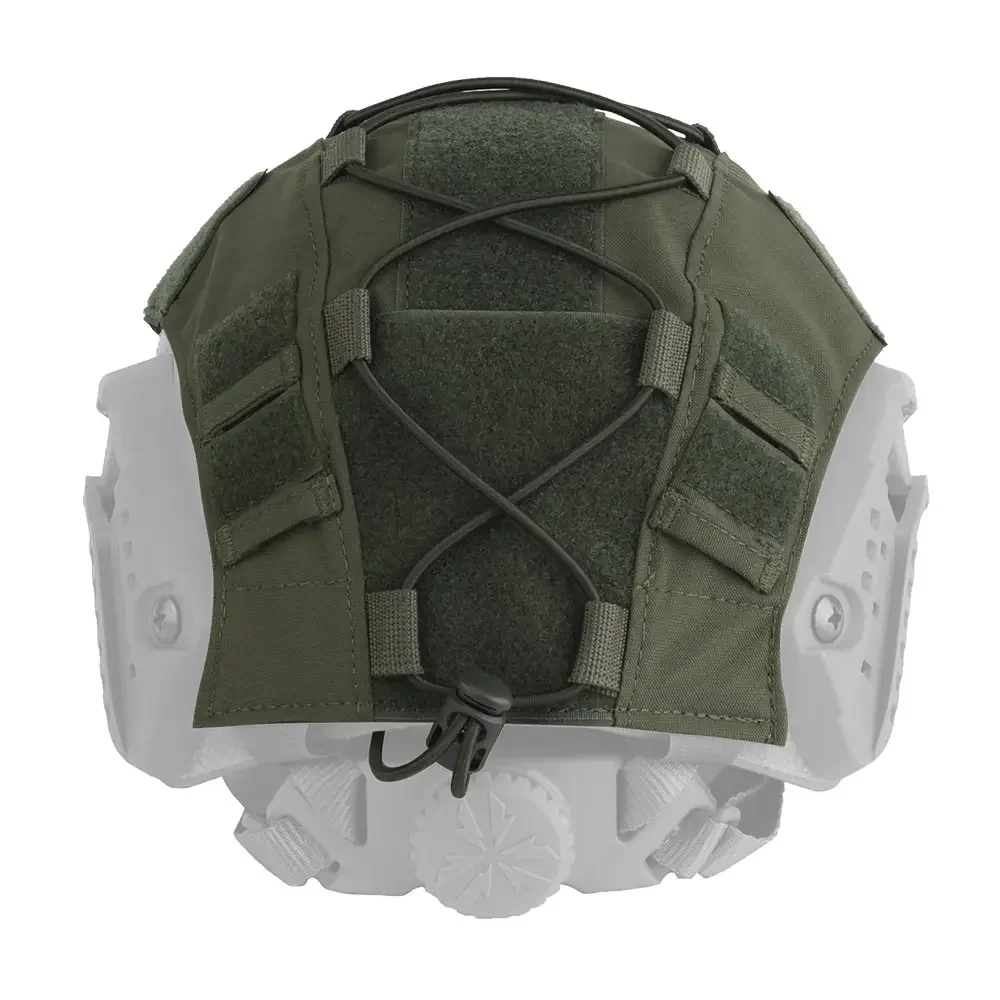 Funda táctica para casco Airsoft rápido, accesorios para casco militar táctico de camuflaje con cordón elástico - imagen 5