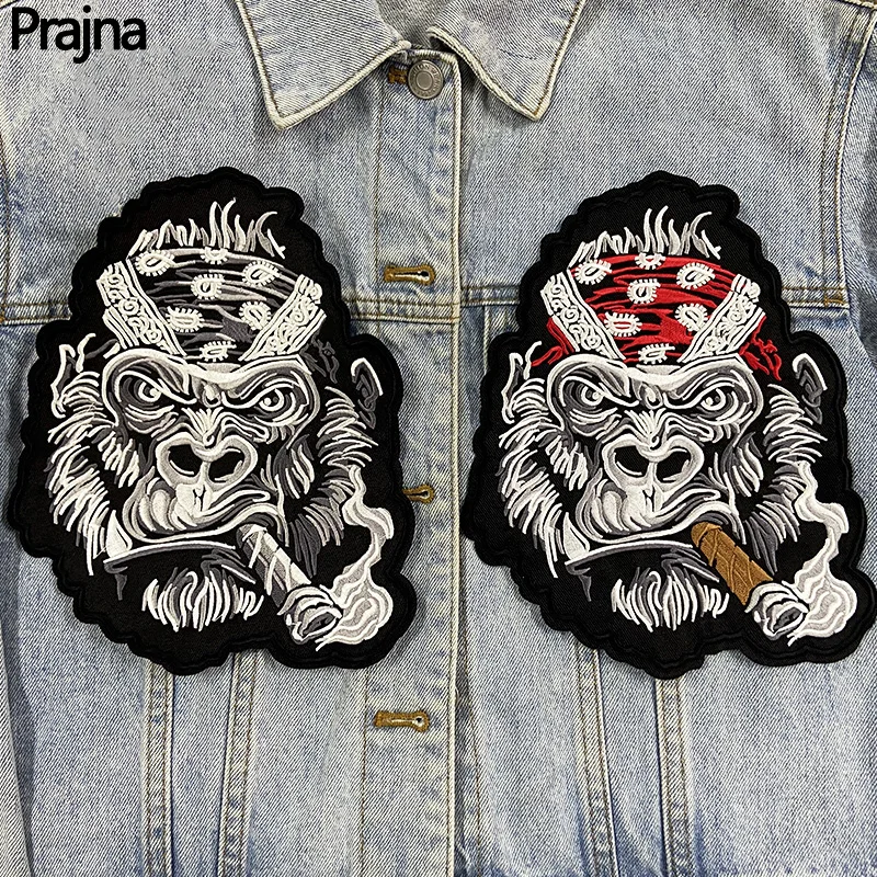 Parche Animal Punk termoadhesivo bordado para chaqueta - imagen 5