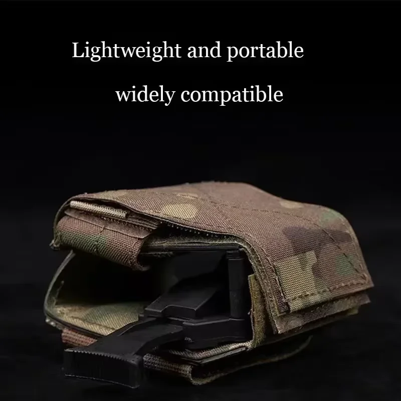 Funda táctica para pistola Molle, funda Universal para pistola con cinturón, funda para pistola de liberación rápida, accesorio de transporte ligero - imagen 5