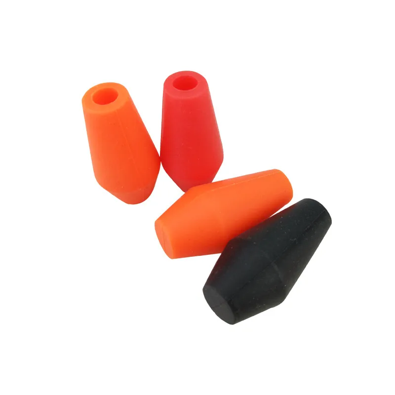 Puntas de flecha de goma suave para tiro con arco, eje de flecha de 6mm/8mm, puntas anchas romas para disparar, accesorios de precisión, 12 piezas - imagen 4
