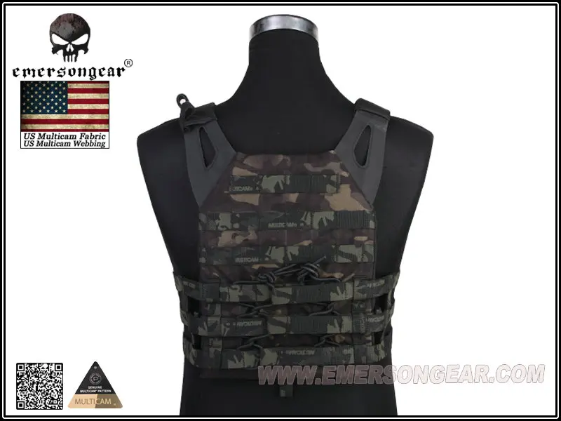 Emersongear-JPC táctico Jumper Carrier chaleco de combate soporte trasero MC negro versión actualizada EM7344 - imagen 3