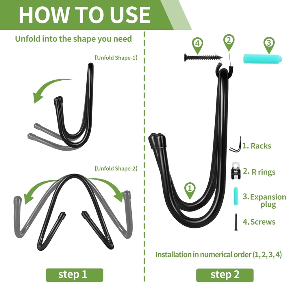 1/2 Uds. Estante para armas, Rifles, escopeta, colgador de montaje en pared, colgador de exhibición de arco, estante de tiro con arco, soporte para arma, ganchos de exhibición ajustables - imagen 3
