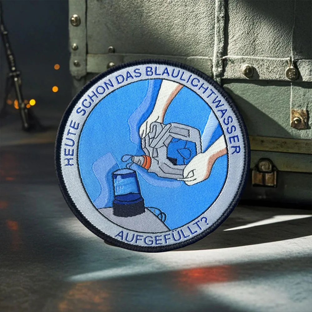 Parche táctico de repostaje de alarma, parches divertidos de gancho y bucle, brazalete, insignia de moral militar, mochila Chevron, pegatinas para chaleco - imagen 4