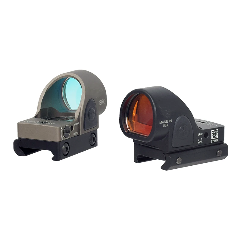 Lambul-mira táctica de punto rojo con logotipo de punto rojo, óptica SR, colimador apto para riel de 20mm, mira para Rifle RMT para caza - imagen 4