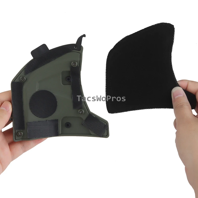 Cubierta táctica para casco para cascos Wendy 3,0, protectores de orejas, accesorios para casco, equipo de entrenamiento para Cosplay de Airsoft y caza - imagen 4