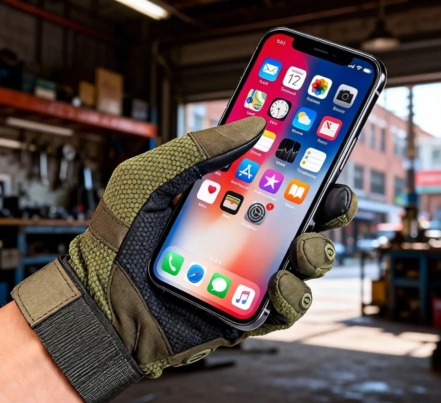 Guantes tácticos pantalla táctil con protección anticortes y arañazos - imagen 3