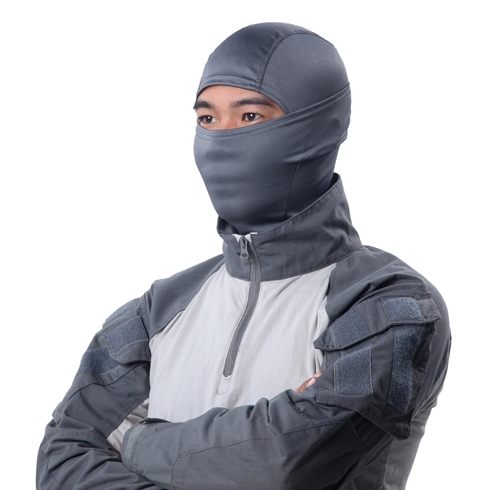 SINAIRSOFT pasamontañas de camuflaje táctico máscara facial completa Airsoft ciclismo bicicleta senderismo máscara puerto sombrero caza cabeza equipo - imagen 3