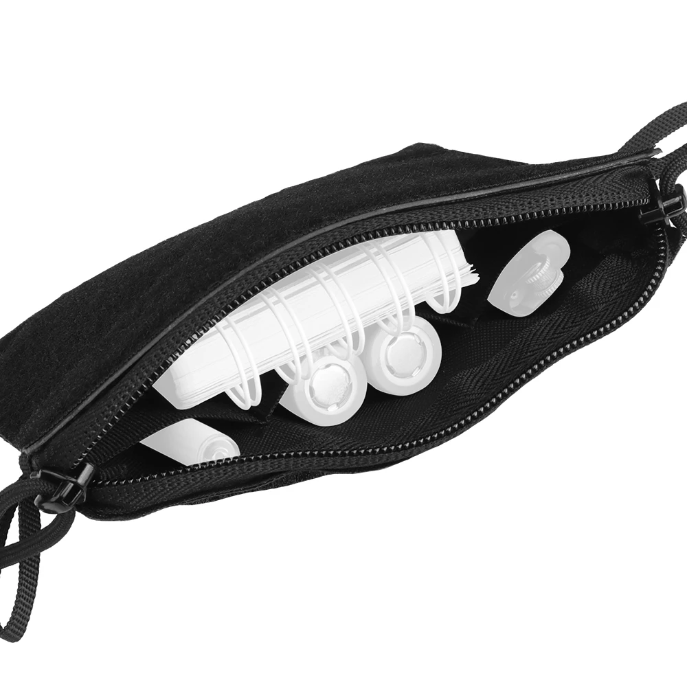 Bolsa de almacenamiento multiusos con cierre de gancho, Compatible con paneles de hebilla G, aparejos de pecho para equipo táctico, accesorios de caza - imagen 5