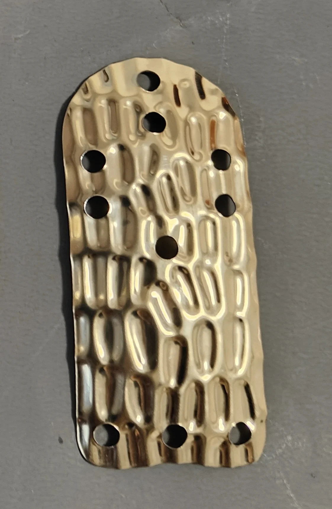 100 Uds Material de armadura táctica placa de armadura Zag armadura Sus armadura de hierro hierro acero inoxidable 7X3Cm - imagen 4