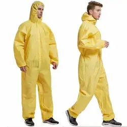 Mono de trabajo químico, traje protector, productos químicos peligrosos, ropa de protección resistente a líquidos, ácido sulfúrico y álcalis