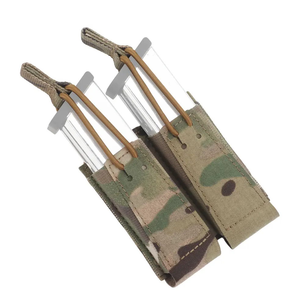Bolsa MOLLE táctica doble elástica para pistola, cuchillo y linterna - imagen 5