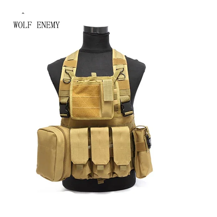WOLF ENEMY-chaleco táctico de caza, equipo de protección para Airsoft Cs - imagen 3
