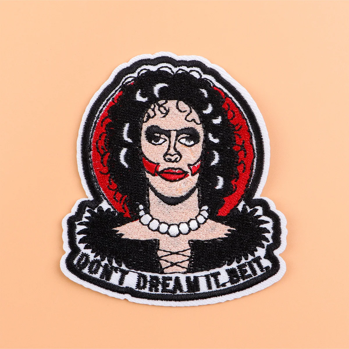 Parche de hierro de terror para ropa, parche bordado de película de comedia, accesorios de ropa, pegatinas de costura, 2 uds. - imagen 5