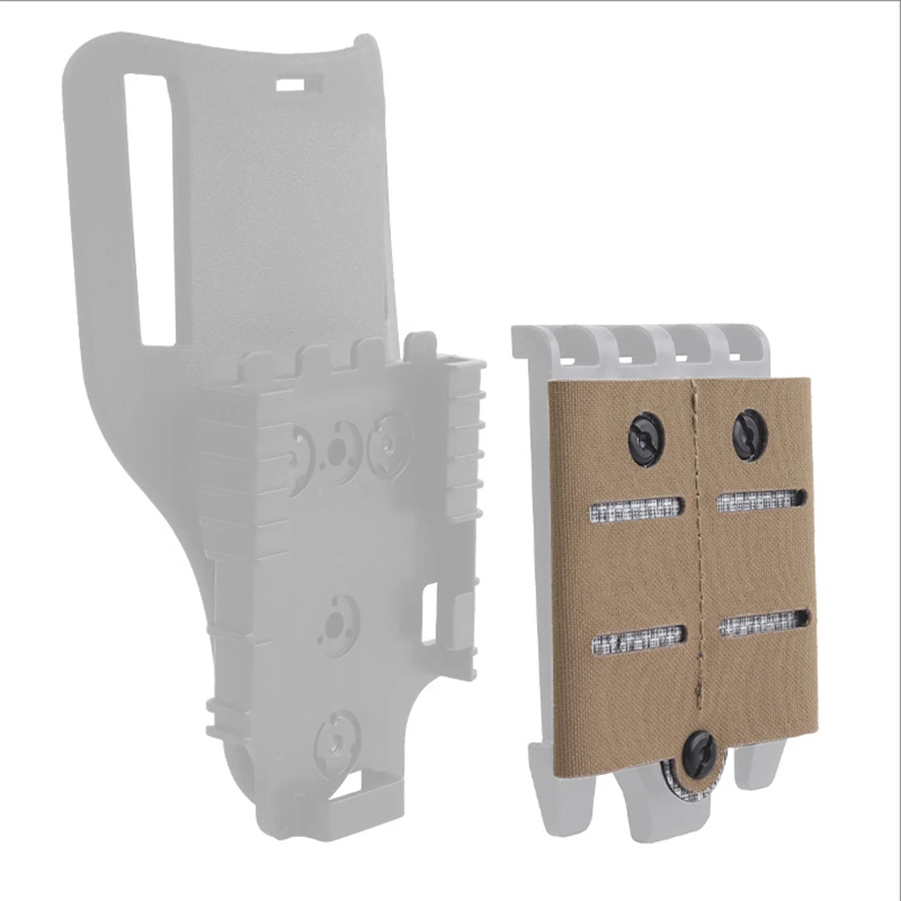 QLS-Sistema de liberación rápida, adaptador MOLLE para pistola táctica, caza, Airsoft, bolsa para revistas, bolsa AR Mag de 9mm, equipo de entrenamiento de tiro - imagen 3