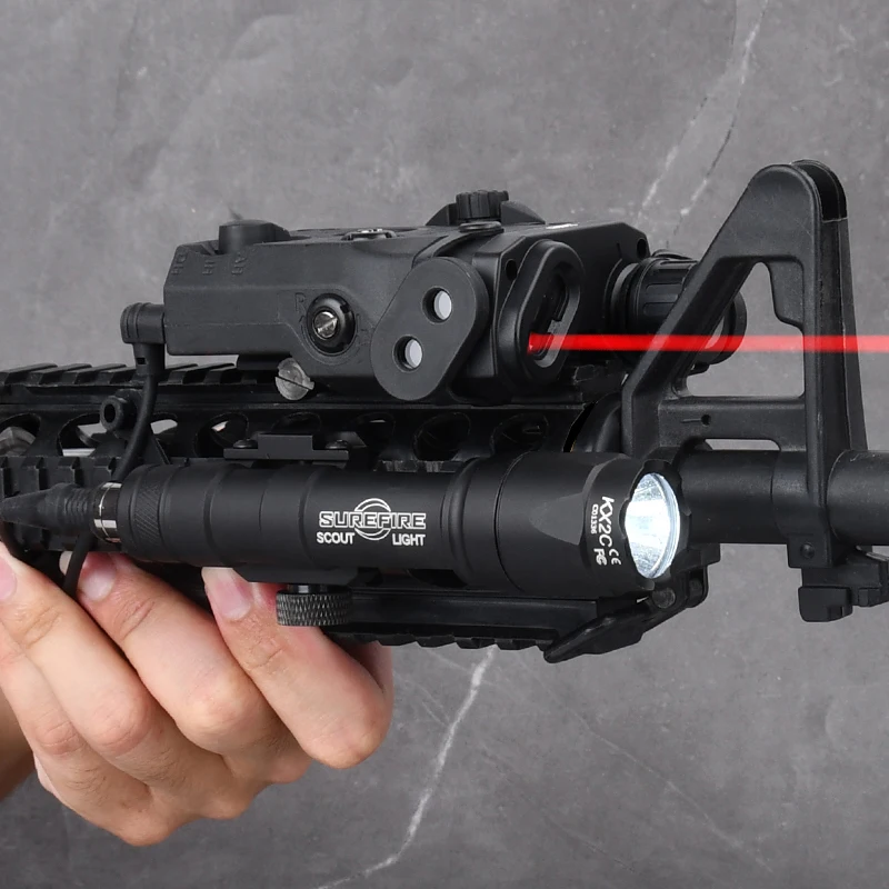 Linterna táctica PEQ 15 SF M300A M600C, equipo de pistola Airsoft, accesorios militares de alta potencia, punto rojo, láser verde y azul - imagen 2