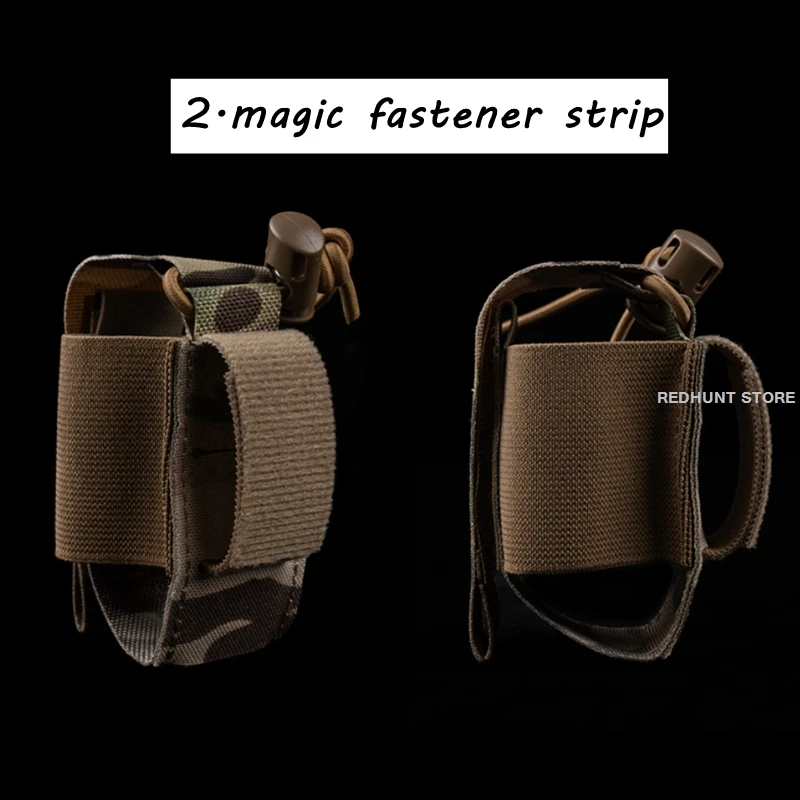 Bolsa de granada multiusos WG, bolsa de almacenamiento elástica táctica Molle M67, bolsa de herramientas de cintura para exteriores - imagen 2