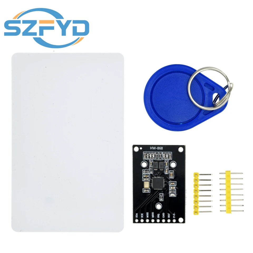 Mini módulo RFID RC522 13,56 MHz lectura escritura Sensor de tarjeta MIFARE interfaz SPI para Arduino STM32 tamaño compacto - imagen 4