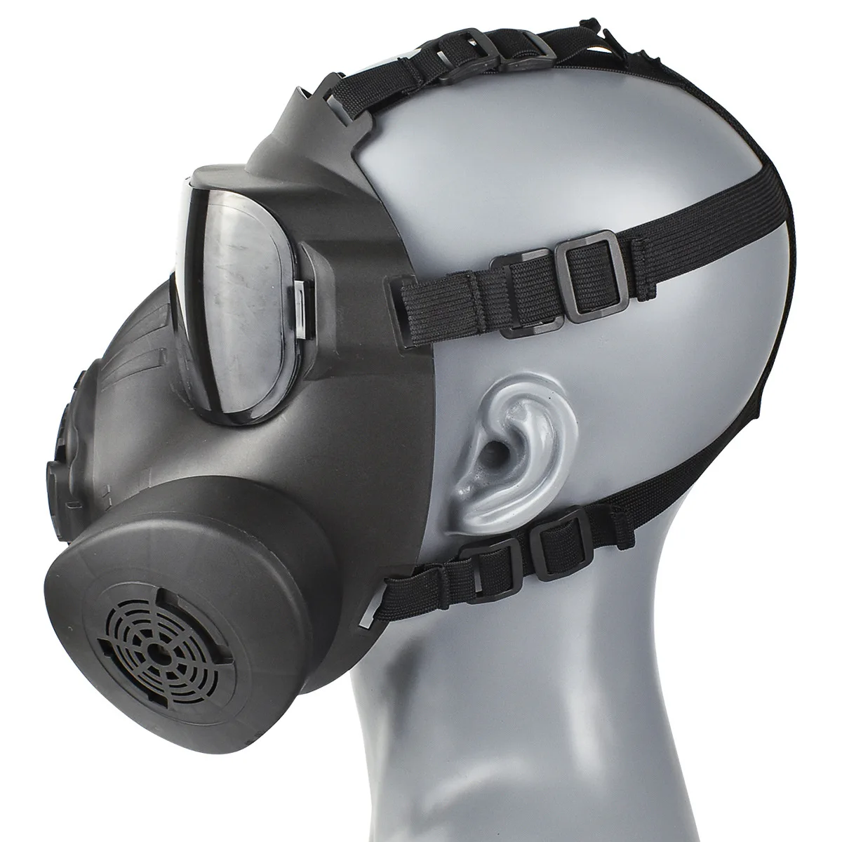 M50 máscara de gas caza CS protección táctica máscara facial completa bolsa máscara de gas lente protectora - imagen 4