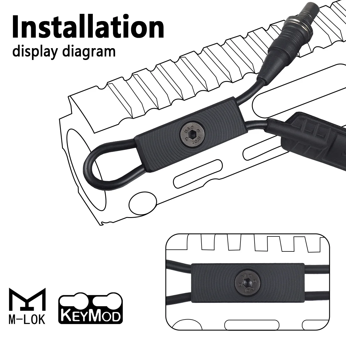 Guía de cable Mlok