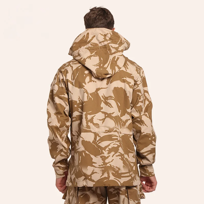 Gabardina de desierto para hombre, chaqueta táctica de combate al aire libre, Smock, edición británica, público, M65 - imagen 4