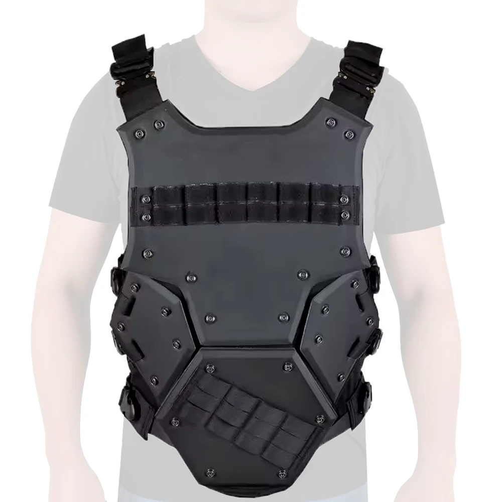 Chaleco táctico TF3, armadura corporal Airsoft, chaleco de caza MOLLE, portador de placa, armaduras protectoras multiusos para ciclismo y motocicleta al aire libre - imagen 5