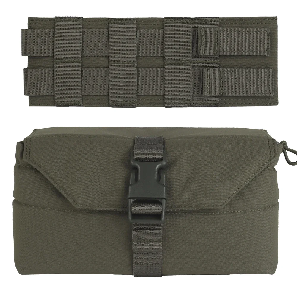 Bolsa táctica de GPNVG-18, bolsa de almacenamiento de protección, bolsa para gafas de visión nocturna, bolsa NVG acolchada MOLLE verde Ranger con absorción de golpes