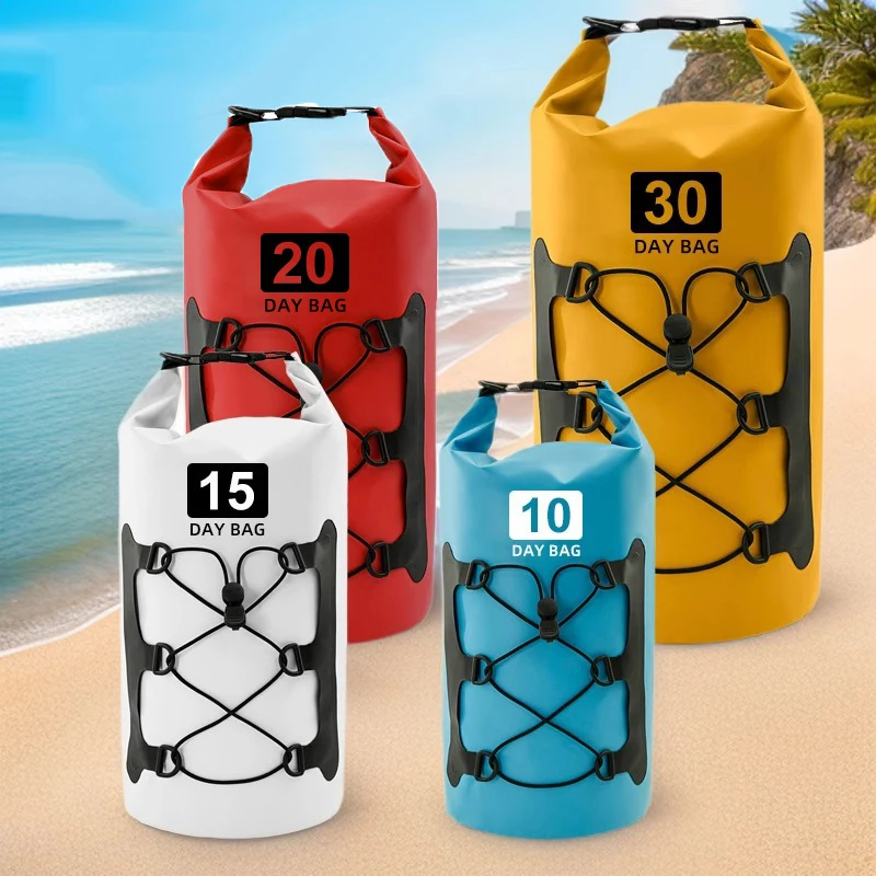 Mochila grande impermeable para exteriores, bolsas deportivas para natación, playa, pesca, navegación a la deriva, Rafting, surf, Kayak, bolsa de buceo para hombres y mujeres