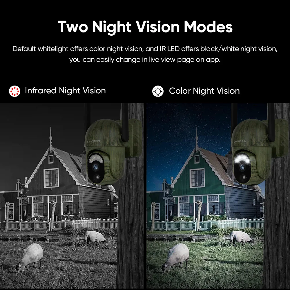 Cámara de vigilancia solar con SIM y visión nocturna color - imagen 4