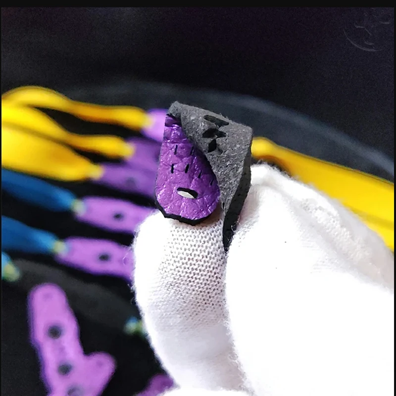 Bolsa de cuero para tirachinas de caza, bolso de cuero Artificial de posicionamiento, fibra ultrafina, piezas de caza, 20 piezas - imagen 5