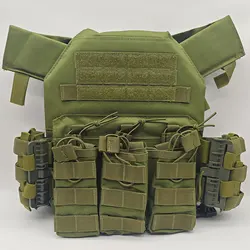 Chaleco táctico JPC MOLLE con bolsa triple liberación rápida