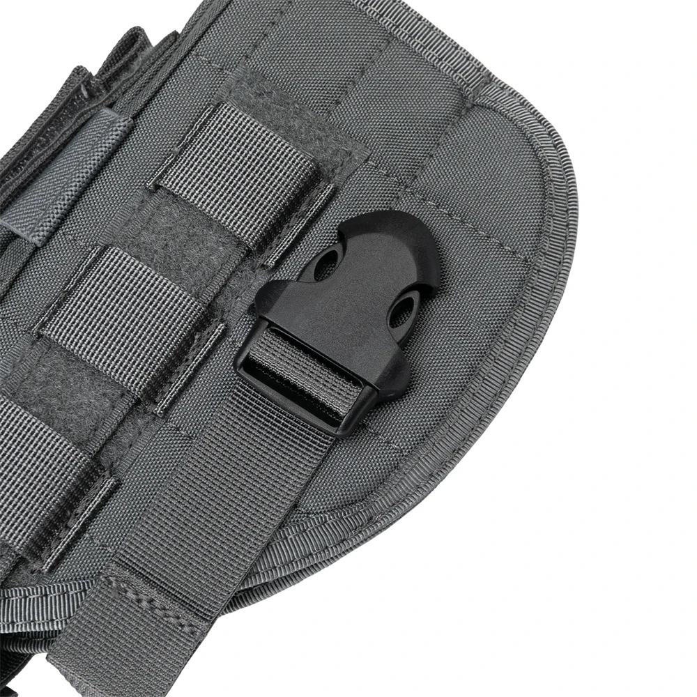 Funda táctica para pistola Molle, funda para pistola de mano derecha, bolsa Magzine Glock 17/1911, accesorios de caza Airsoft - imagen 4