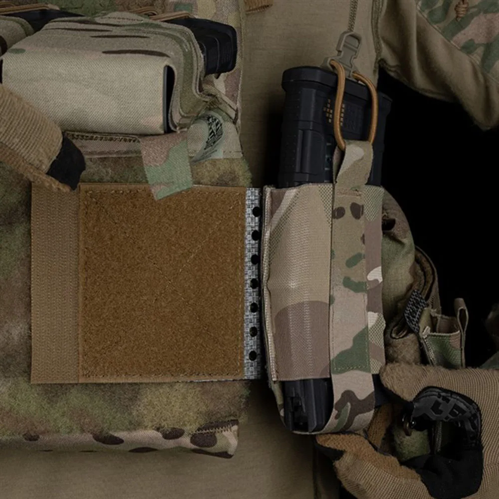 Portador de placa táctica, alas laterales, Molle Universal, colgante en el pecho, placa lateral extendida, accesorios para chaleco - imagen 3