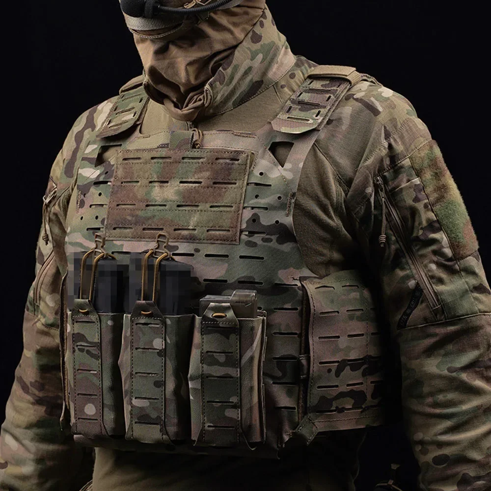 Chaleco táctico SF, chaleco de combate ligero, portador de placa, Molle protector, equipo de chaleco Airsoft para caza al aire libre - imagen 3