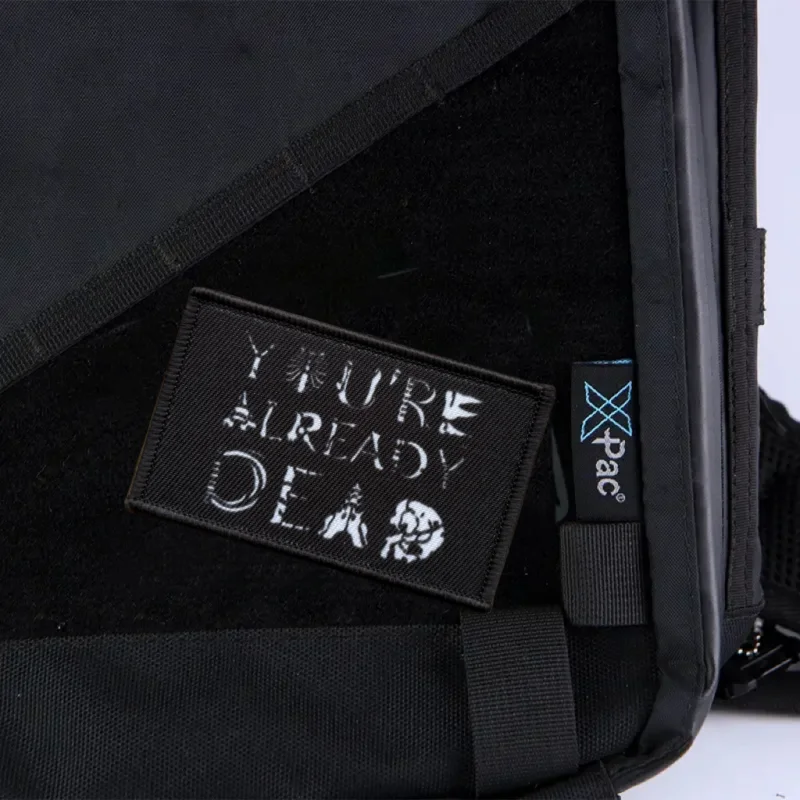 Ya estás muerto parche táctico insignia de moral militar estampado gancho y bucle mochila ropa decoración pegatinas brazalete - imagen 5