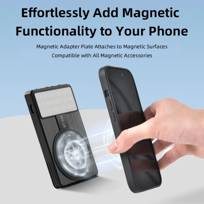 Telefooncameralamp met meerdere hoeken 1/4" Schroefbevestiging 180° Draaibaar Aanpasbaar licht voor het maken inhoud K1KF - imagen 2