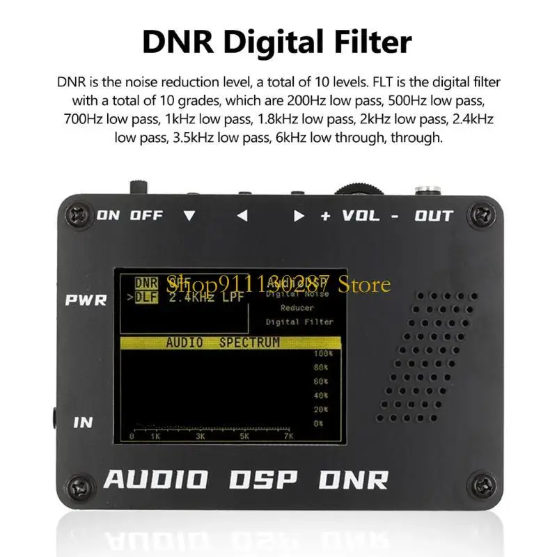 J1HC DSP reductor ruido DNR filtro Digital SSB CW radioaficionado YAESU M FT-817 857 897 KX3 FT-818 + altavoz + LCD