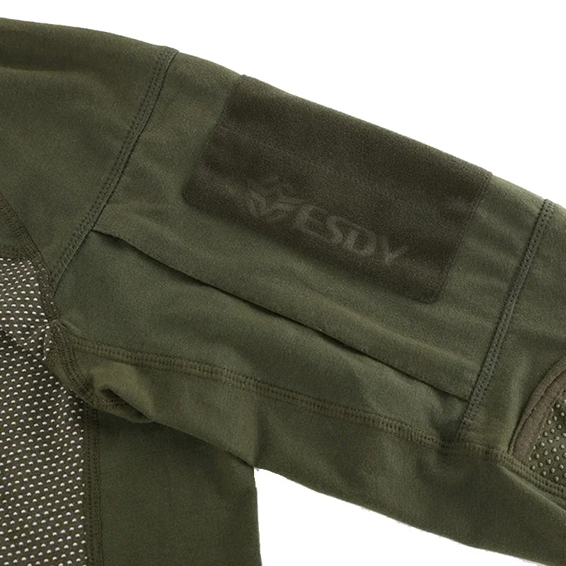 Nuevas camisetas tácticas para exteriores para hombre, camisa de manga larga de camuflaje estadounidense para caza y escalada, ropa deportiva transpirable para hombre - imagen 5