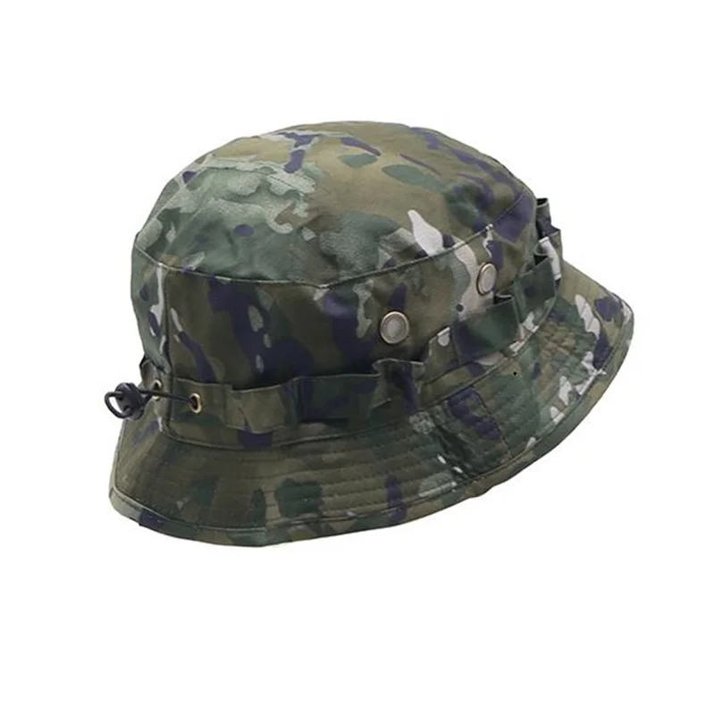 Gorra de camuflaje a prueba de viento para hombre y mujer, gorro de alero corto para caza y pesca al aire libre - imagen 2