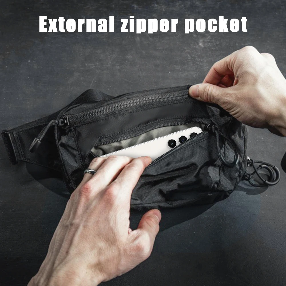 Bolsa de transporte oculta, riñonera táctica, bolsa de pistola para Glock 19 19X 43 43X, bolsa de pistola de liberación rápida, bolsa de administración EDC - imagen 3