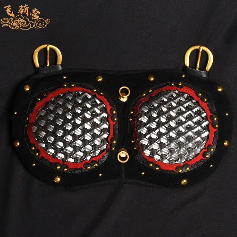 Plato estilo Tang con dragón y cota de muelle floral compuesto, armadura china de la dinastía Ming - imagen 2