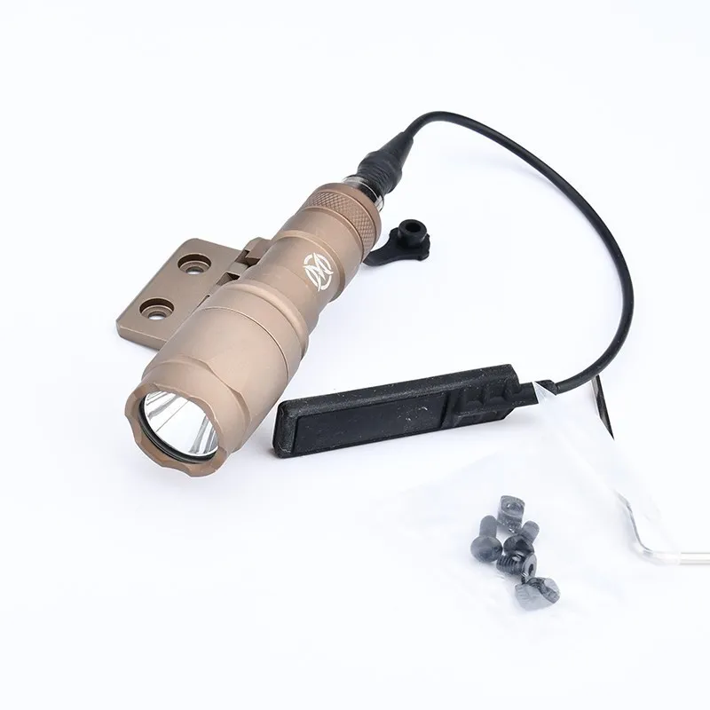 WADSN linterna táctica M300 foco de caza al aire libre M600C Base de montaje compensado M600 Base de luz de explorador compatible con Mlok Keymod - imagen 3